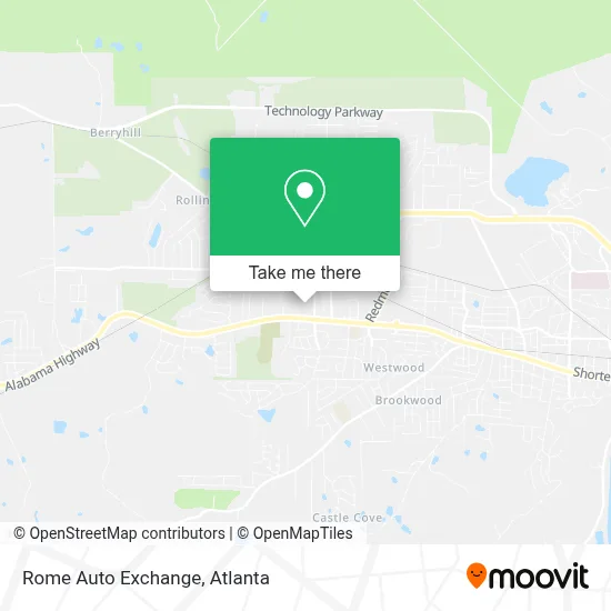 Rome Auto Exchange map