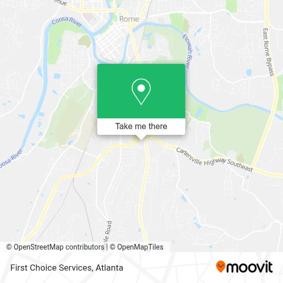 First Choice Services map