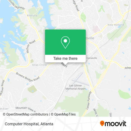 Computer Hospital map