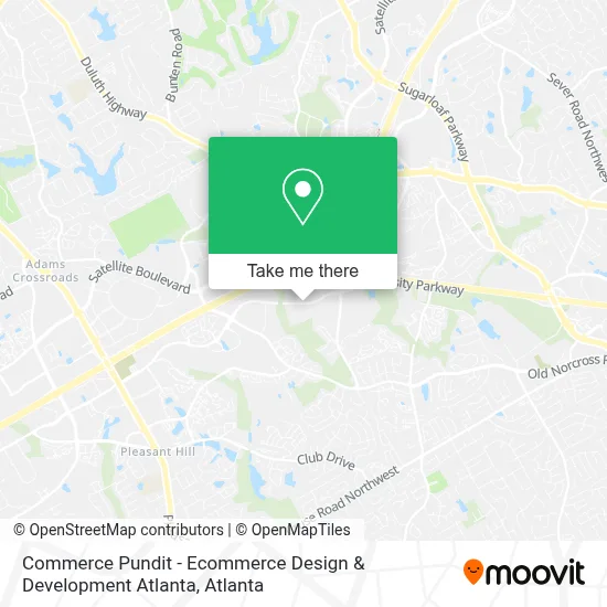Commerce Pundit - Ecommerce Design & Development Atlanta map