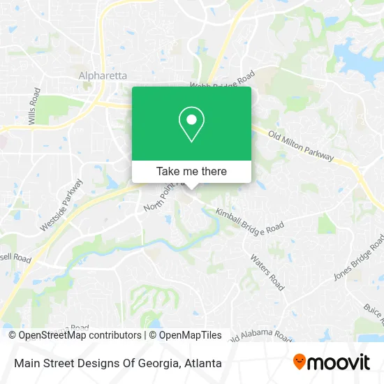Main Street Designs Of Georgia map