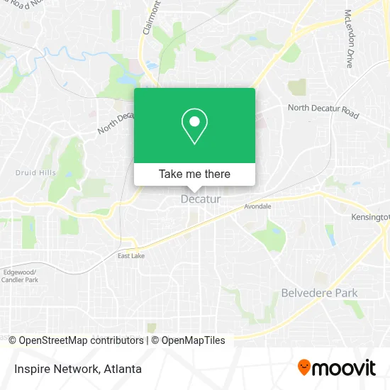 Inspire Network map