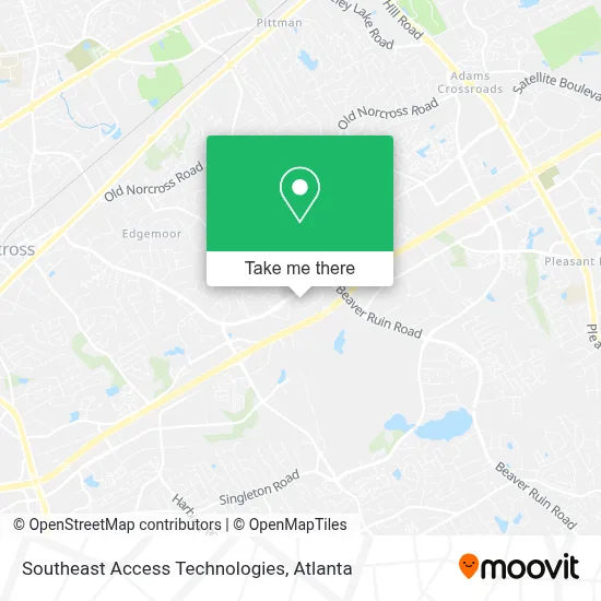 Southeast Access Technologies map