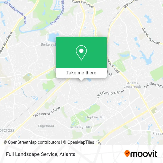 Full Landscape Service map