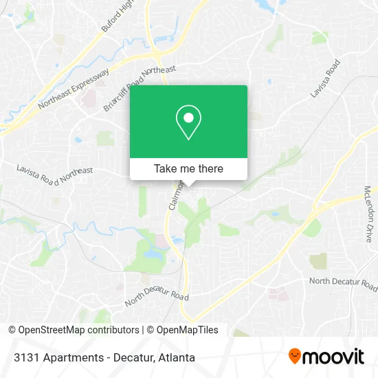 3131 Apartments - Decatur map