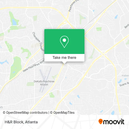 H&R Block map