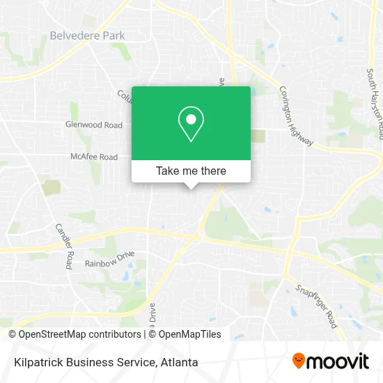 Kilpatrick Business Service map