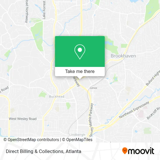 Direct Billing & Collections map