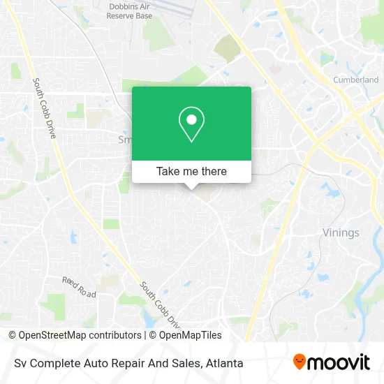 Sv Complete Auto Repair And Sales map