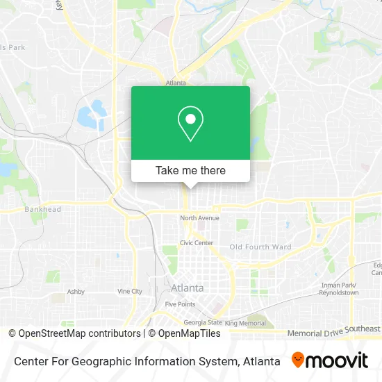 Center For Geographic Information System map