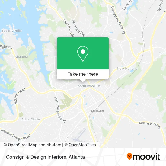 Consign & Design Interiors map
