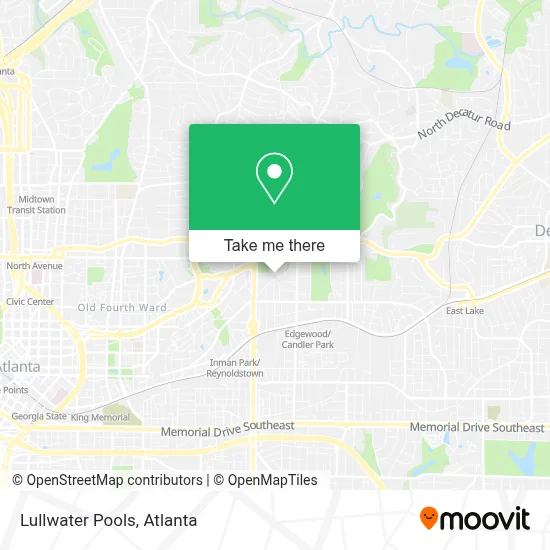 Lullwater Pools map