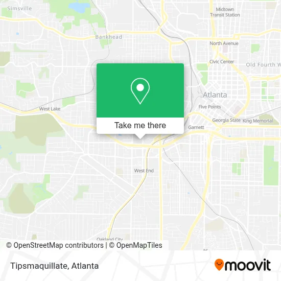 Tipsmaquillate map
