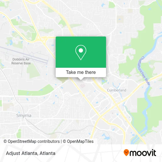 Adjust Atlanta map