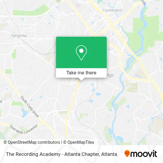 The Recording Academy - Atlanta Chapter map