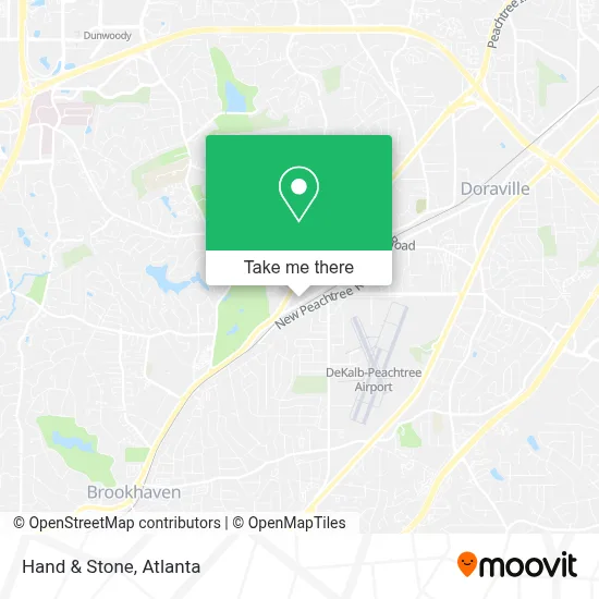 Hand & Stone map