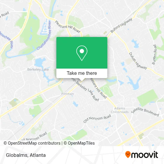 Globalms map