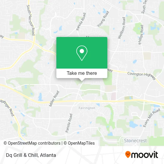 Dq Grill & Chill map