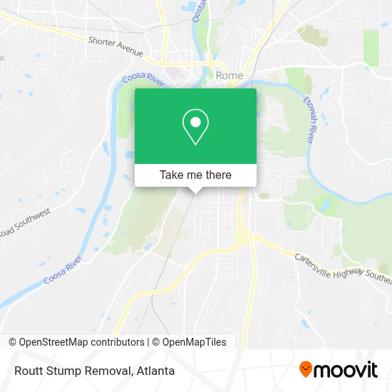 Routt Stump Removal map