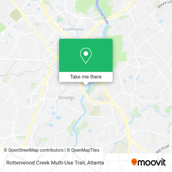 Rottenwood Creek Multi-Use Trail map
