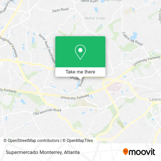 Supermercado Monterrey map