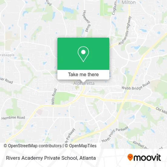 Rivers Academy Private School map