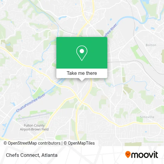 Chefs Connect map
