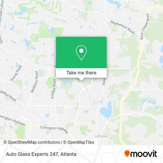Auto Glass Experts 247 map