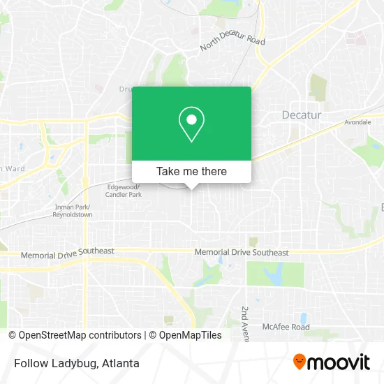 Follow Ladybug map