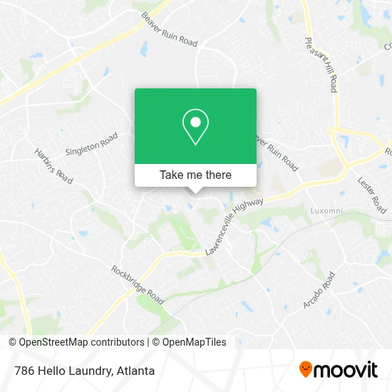786 Hello Laundry map