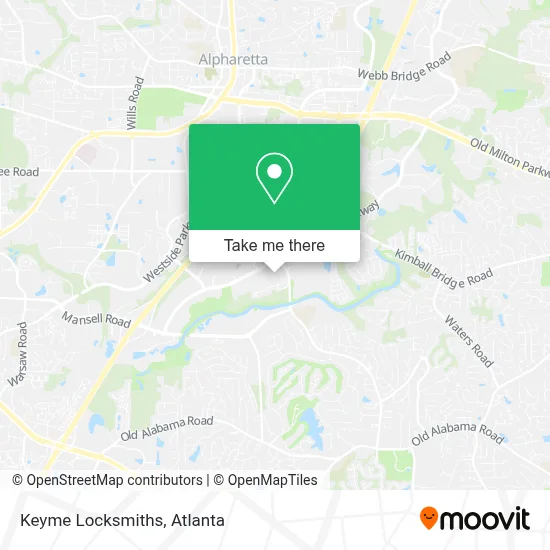 Keyme Locksmiths map