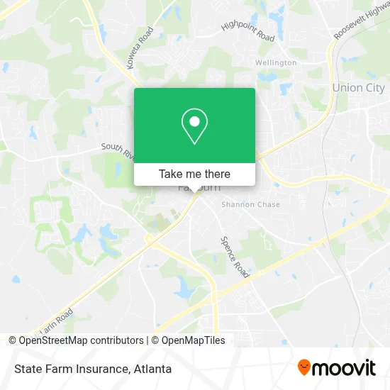 State Farm Insurance map