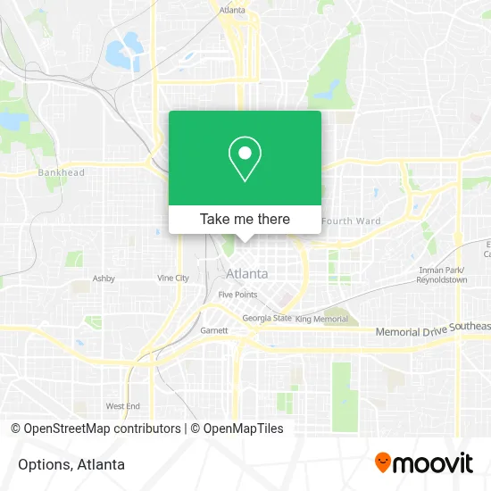 Options map