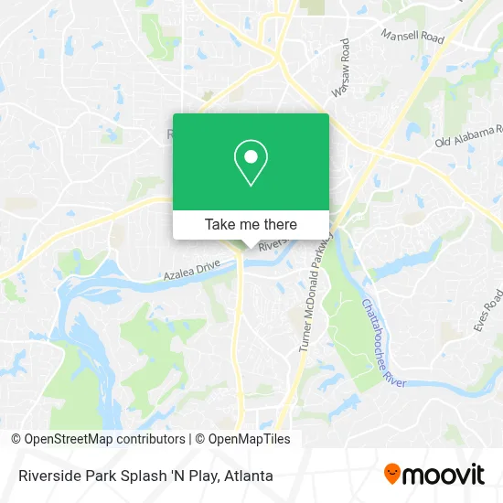 Riverside Park Splash 'N Play map