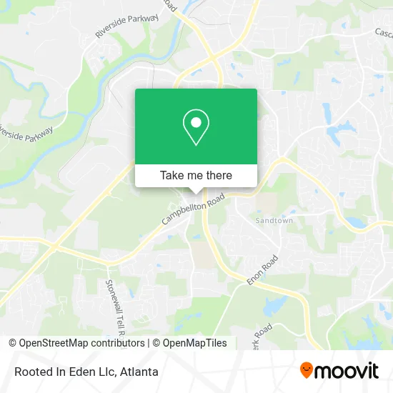 Rooted In Eden Llc map