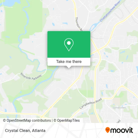 Crystal Clean map