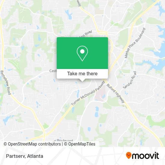 Partserv map