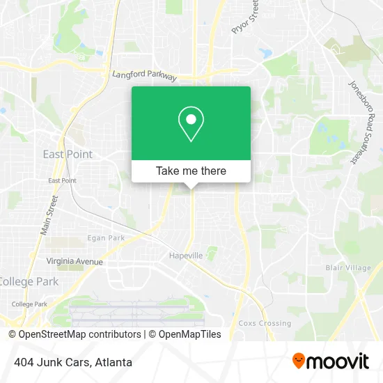 404 Junk Cars map
