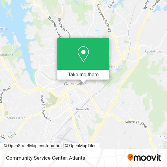Community Service Center map