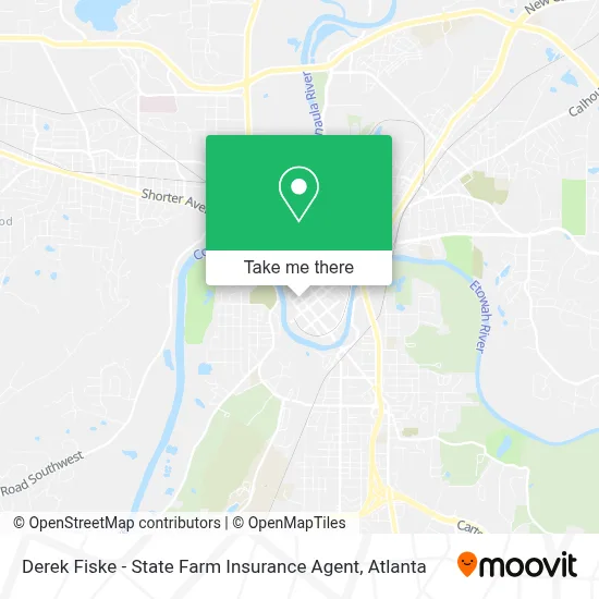 Derek Fiske - State Farm Insurance Agent map