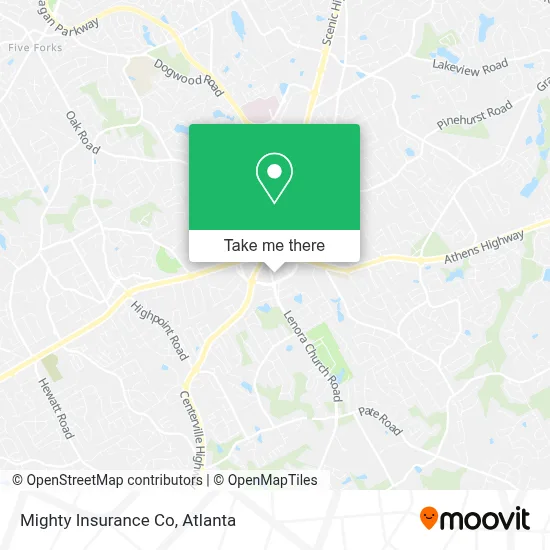 Mighty Insurance Co map