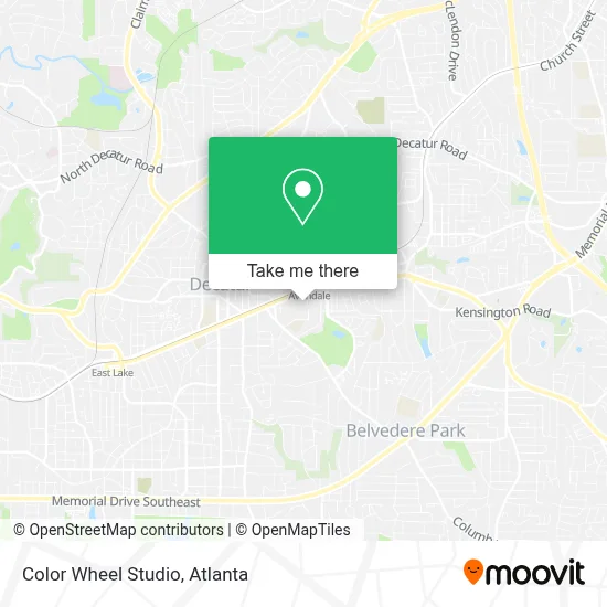 Color Wheel Studio map
