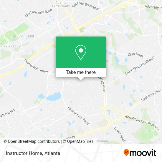 Instructor Home map