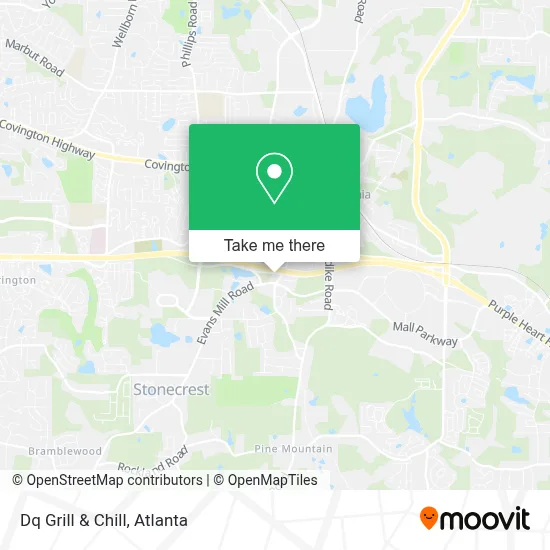 Dq Grill & Chill map