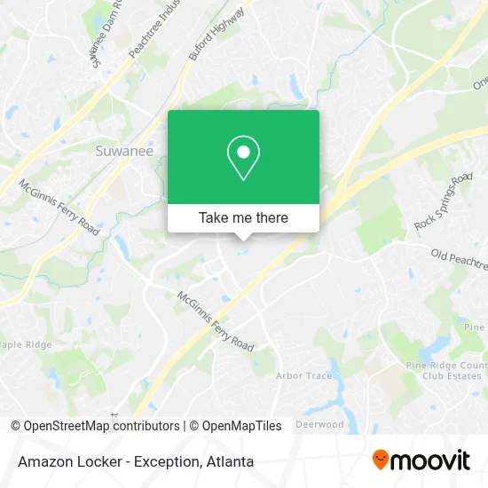 Amazon Locker - Exception map