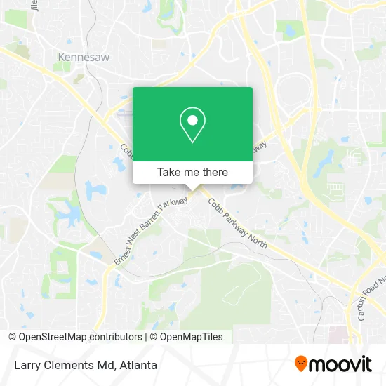 Larry Clements Md map