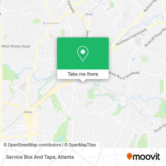 Service Box And Tape map