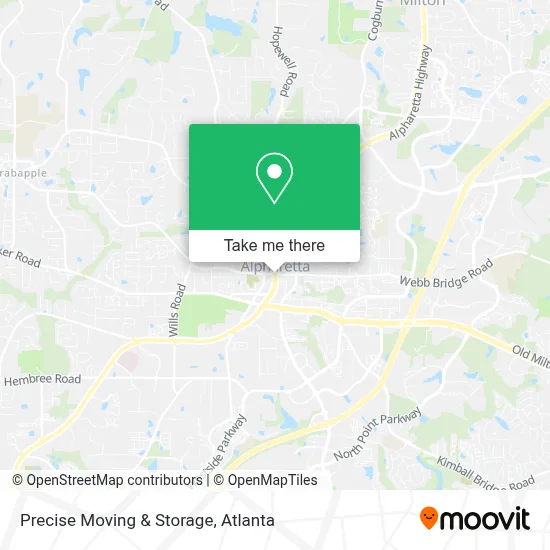 Precise Moving & Storage map