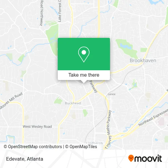 Edevate map