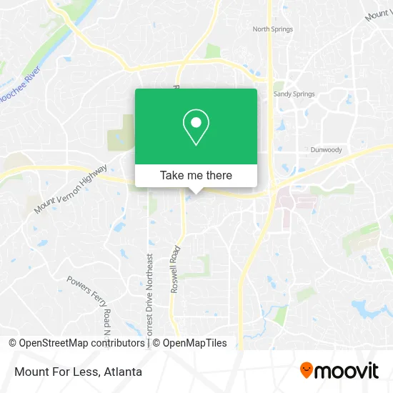 Mount For Less map